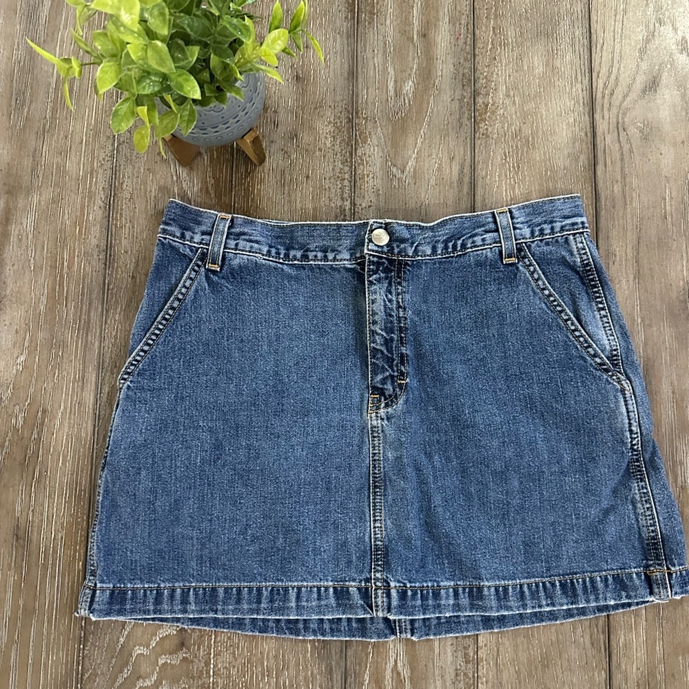 Calvin Klein Denim Blue Women's Skirt